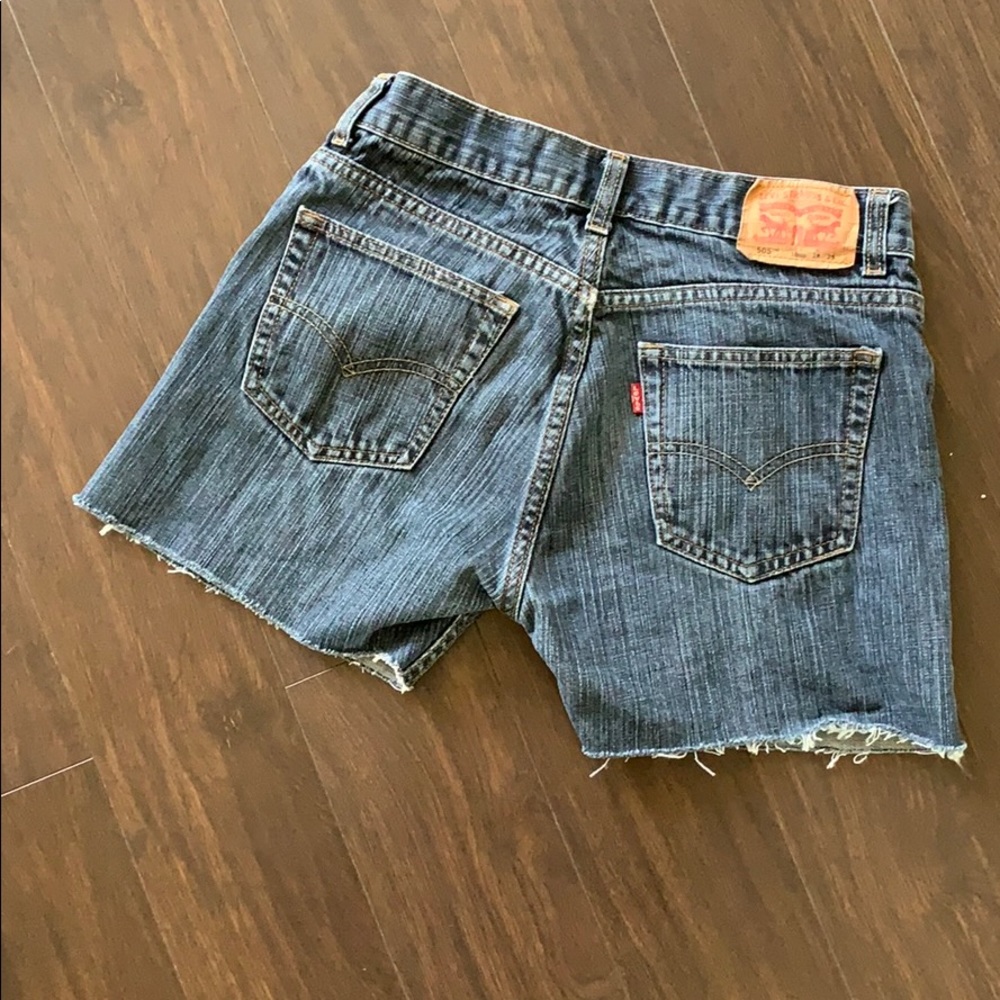 Vintage Levis 505 cutoff shorts
